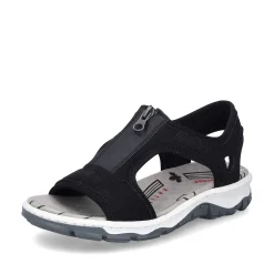Rieker Women'S Trekking Sandals Jet Black