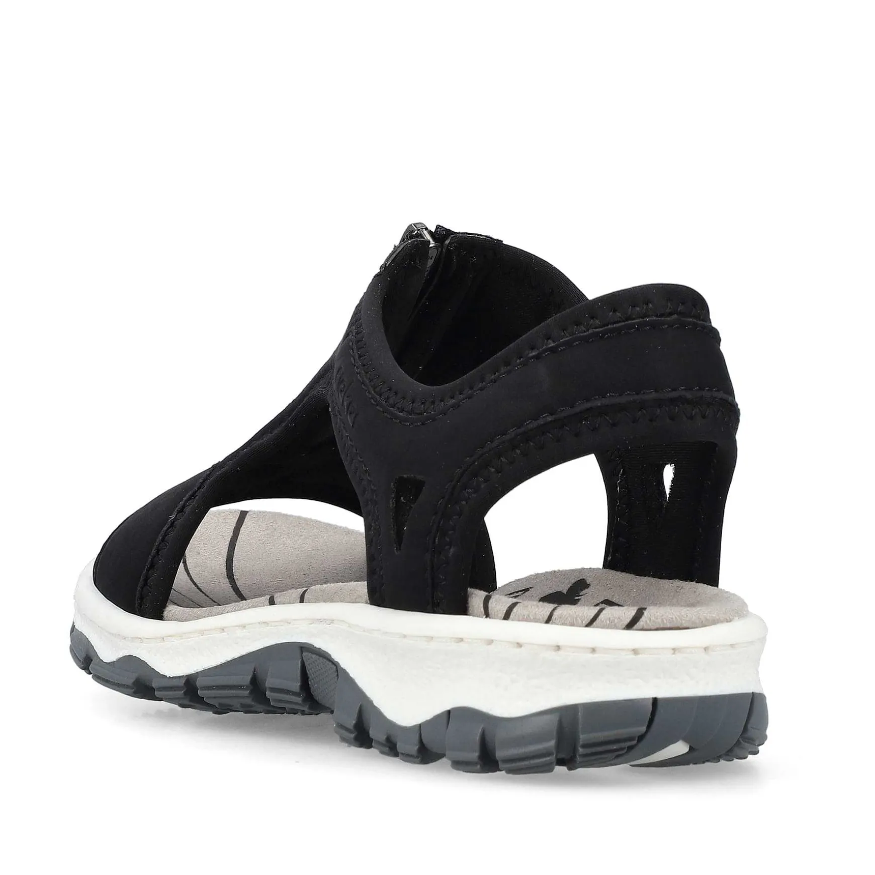 Rieker Women'S Trekking Sandals Jet Black