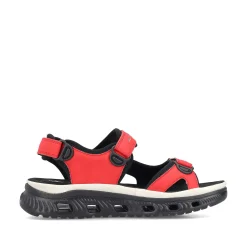 Rieker Women'S Trekking Sandals Fire Red