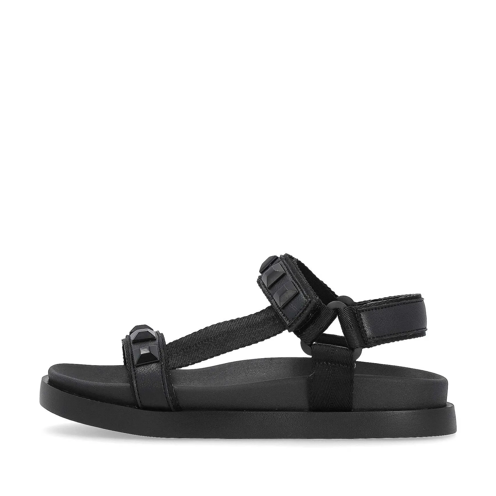 Rieker Women'S Trekking Sandals Deep Black