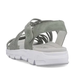 Rieker Women'S Trekking Sandals Mint Green