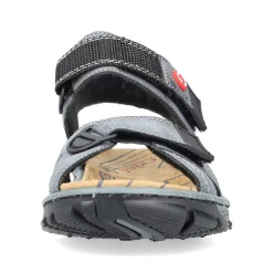 Rieker Women'S Trekking Sandals Blue Gray