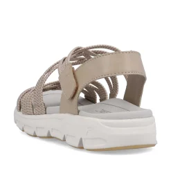Rieker Women'S Trekking Sandals Clay Beige