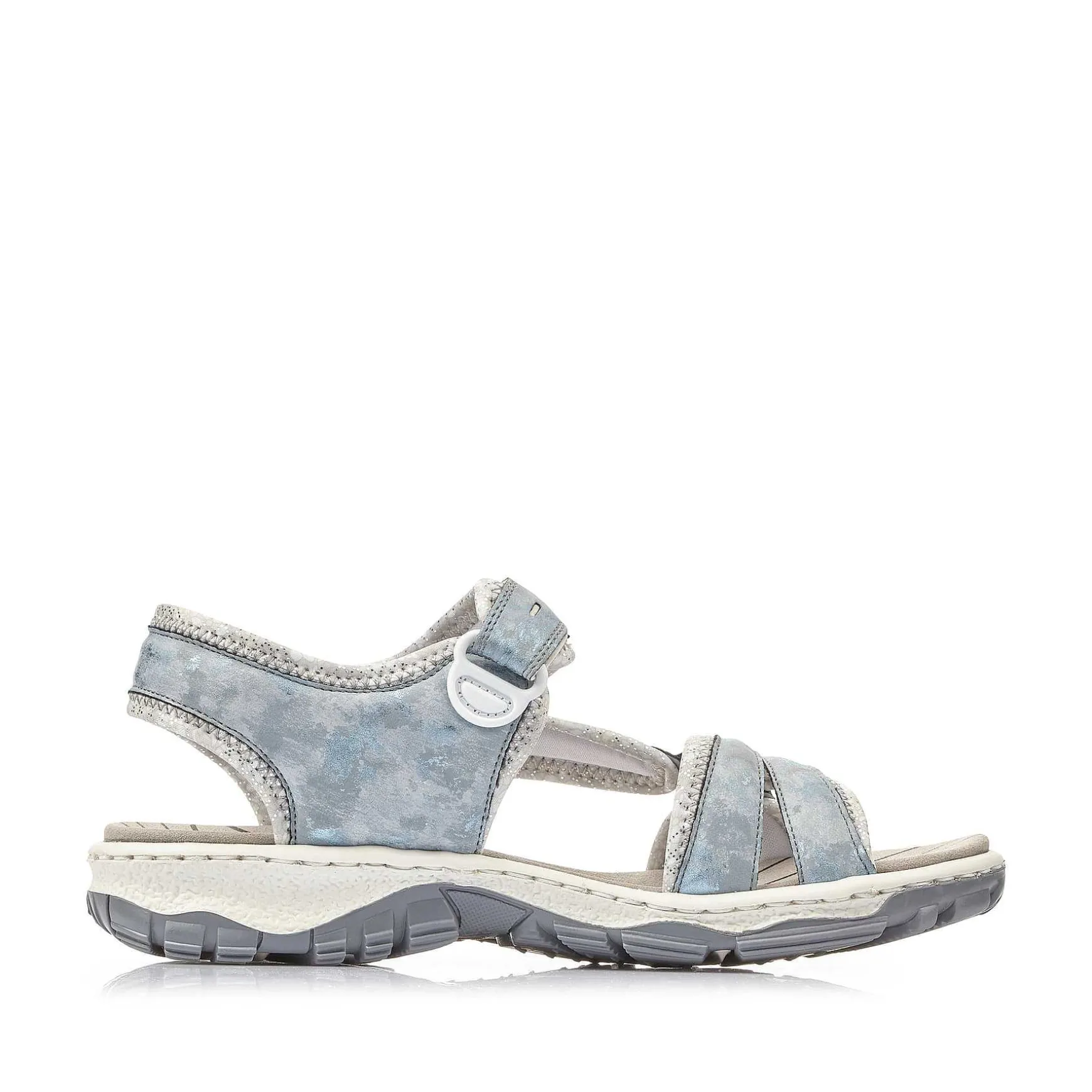 Rieker Women'S Trekking Sandals Sky Blue