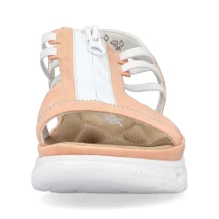 Rieker Women'S Trekking Sandals Pastel Orange