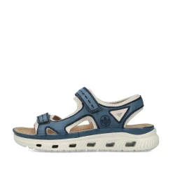 Rieker Women'S Trekking Sandals Slate Blue
