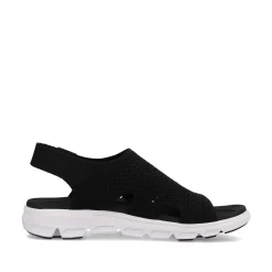 Rieker Women'S Trekking Sandals Deep Black