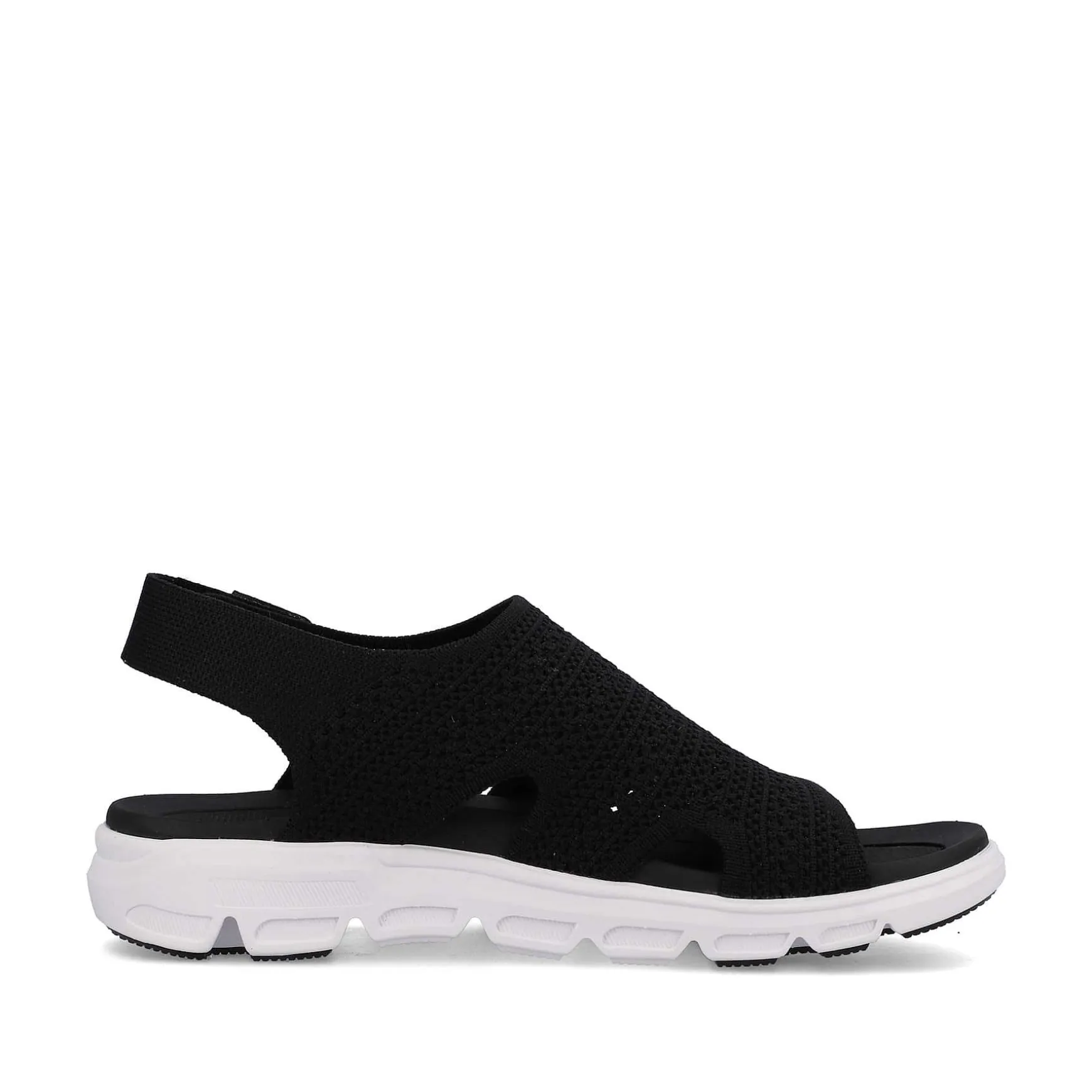 Rieker Women'S Trekking Sandals Deep Black