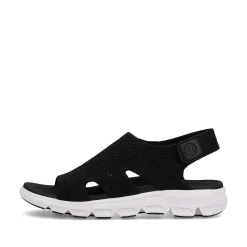 Rieker Women'S Trekking Sandals Deep Black