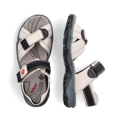 Rieker Women'S Trekking Sandals Pearl White