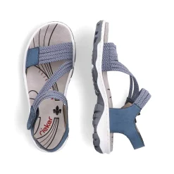 Rieker Women'S Trekking Sandals California Blue