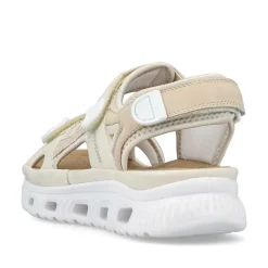 Rieker Women'S Trekking Sandals Light Beige