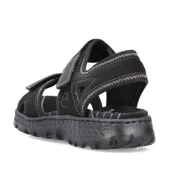 Rieker Women'S Trekking Sandals Night Black