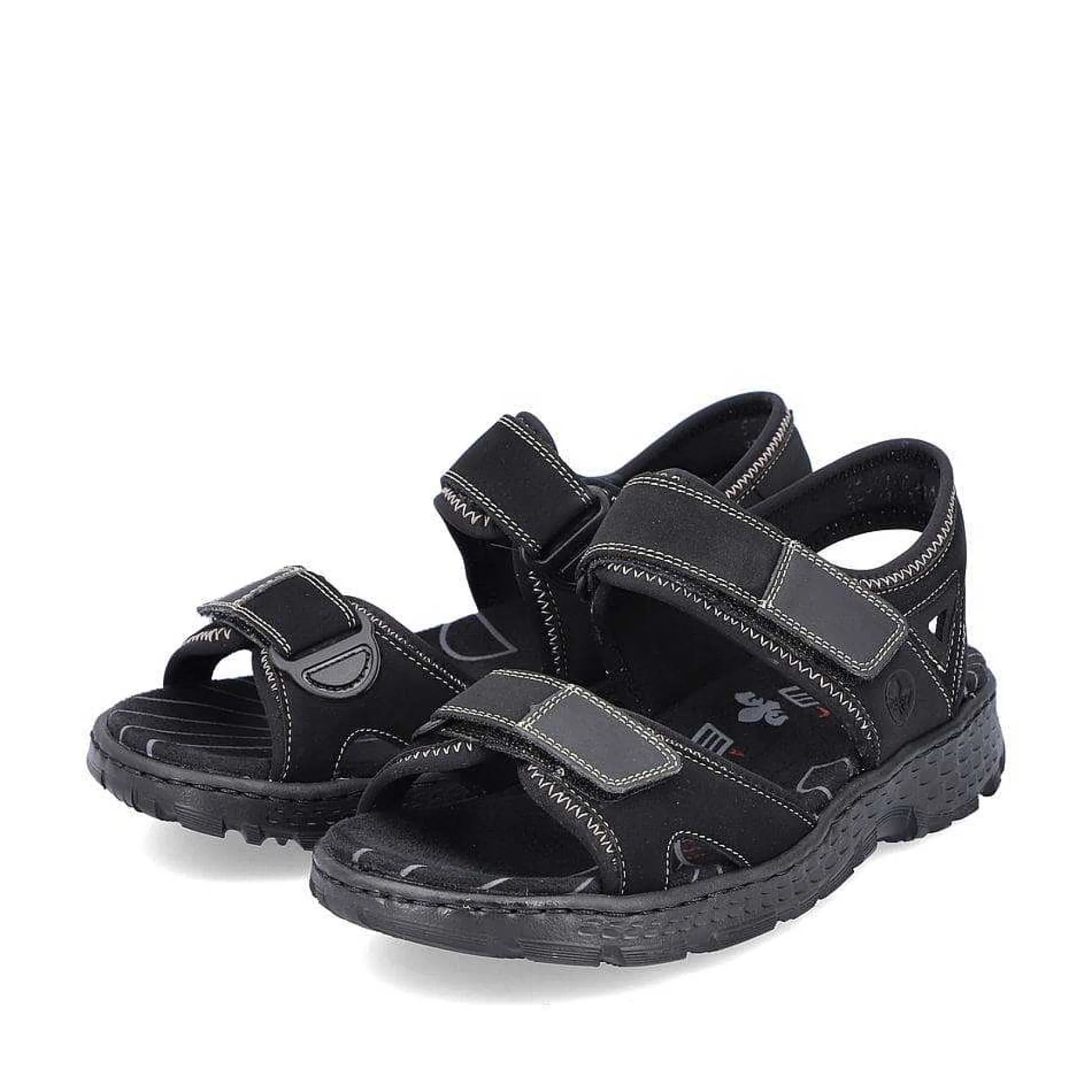 Rieker Women'S Trekking Sandals Night Black