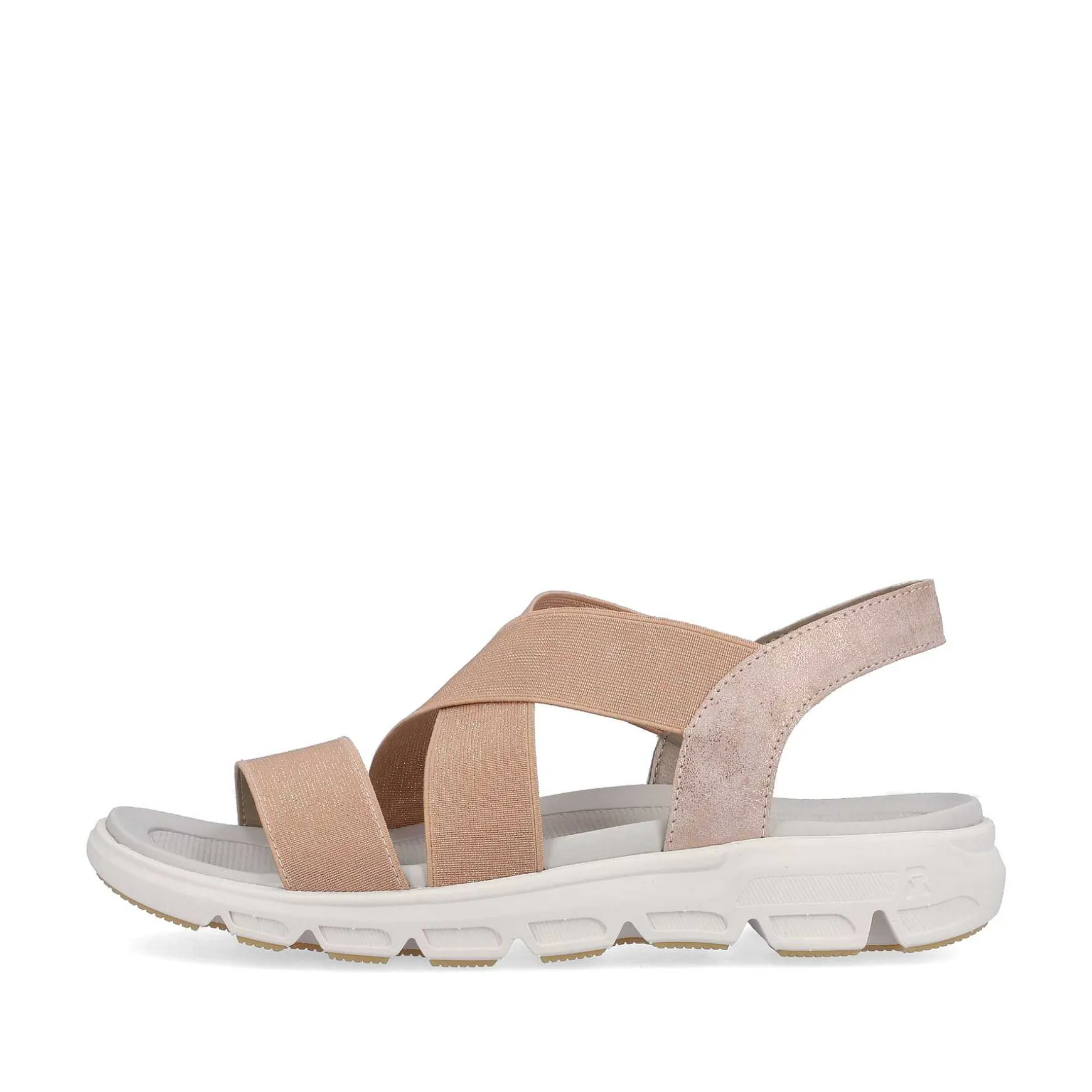 Rieker Women'S Trekking Sandals Peach