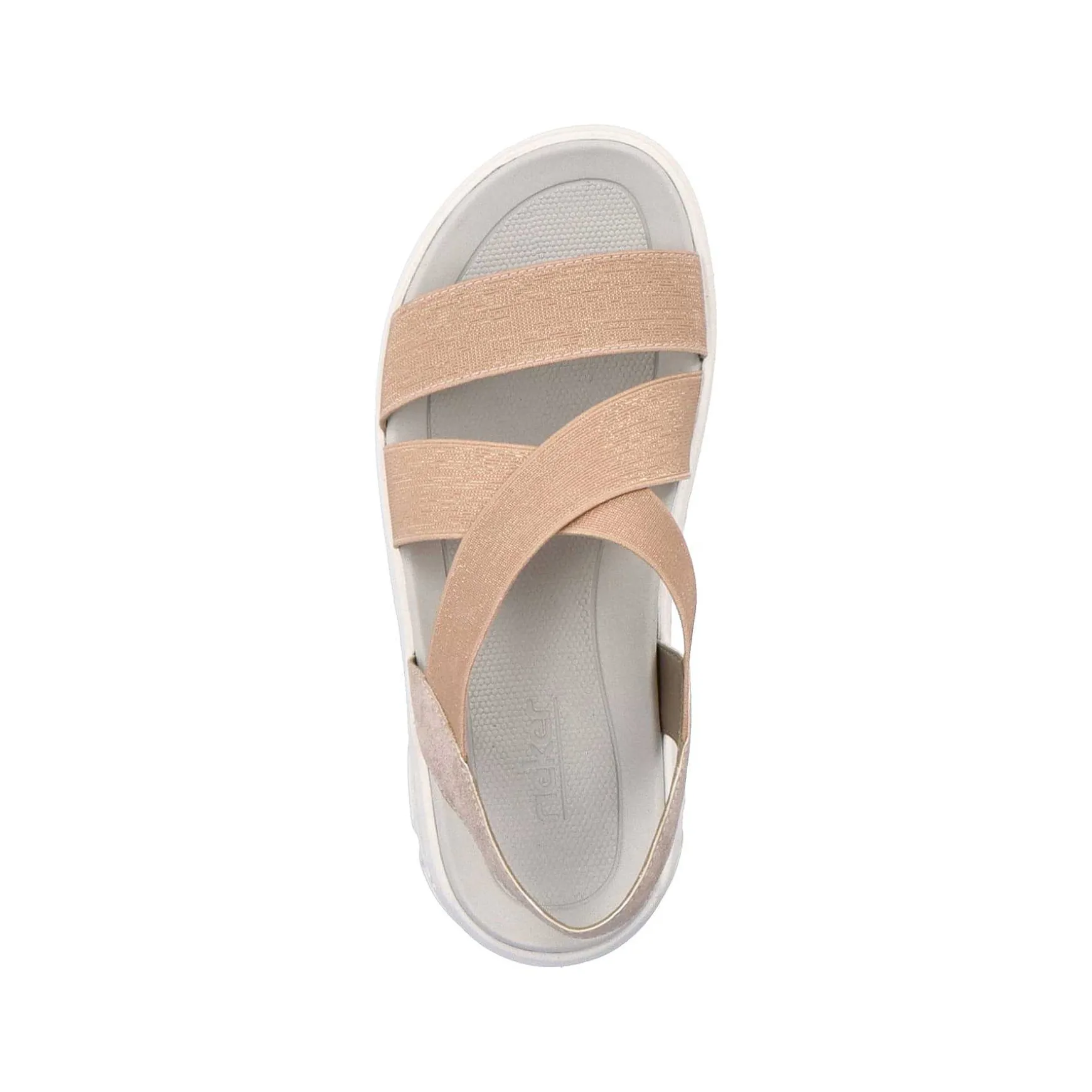 Rieker Women'S Trekking Sandals Peach