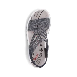 Rieker Women'S Trekking Sandals Pacific Blue