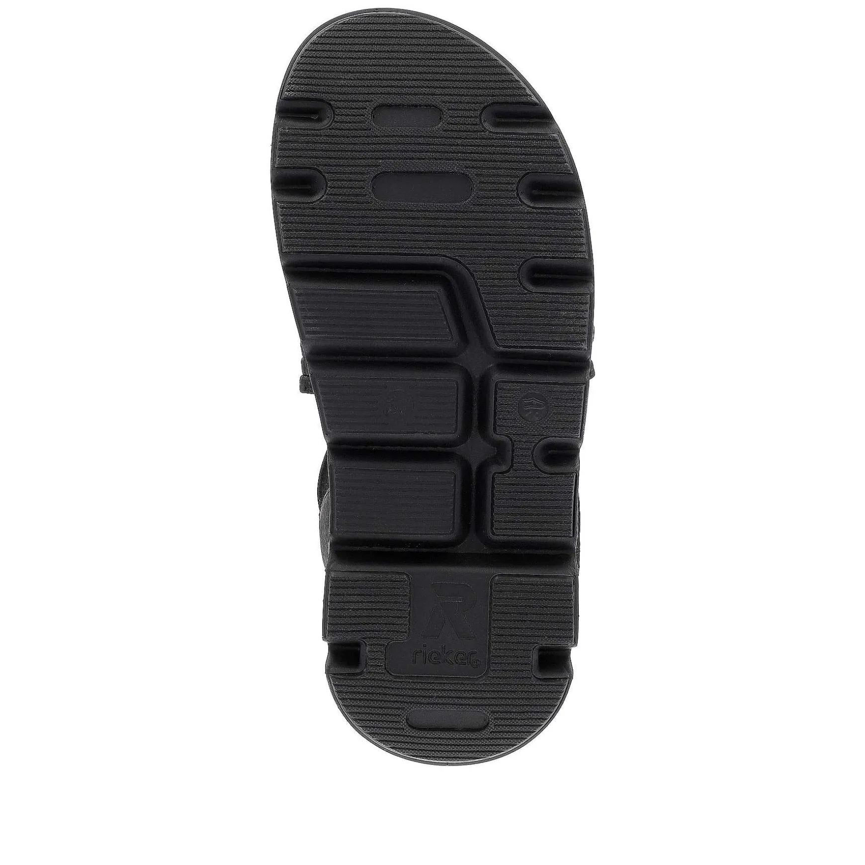 Rieker Women'S Trekking Sandals Midnight Black