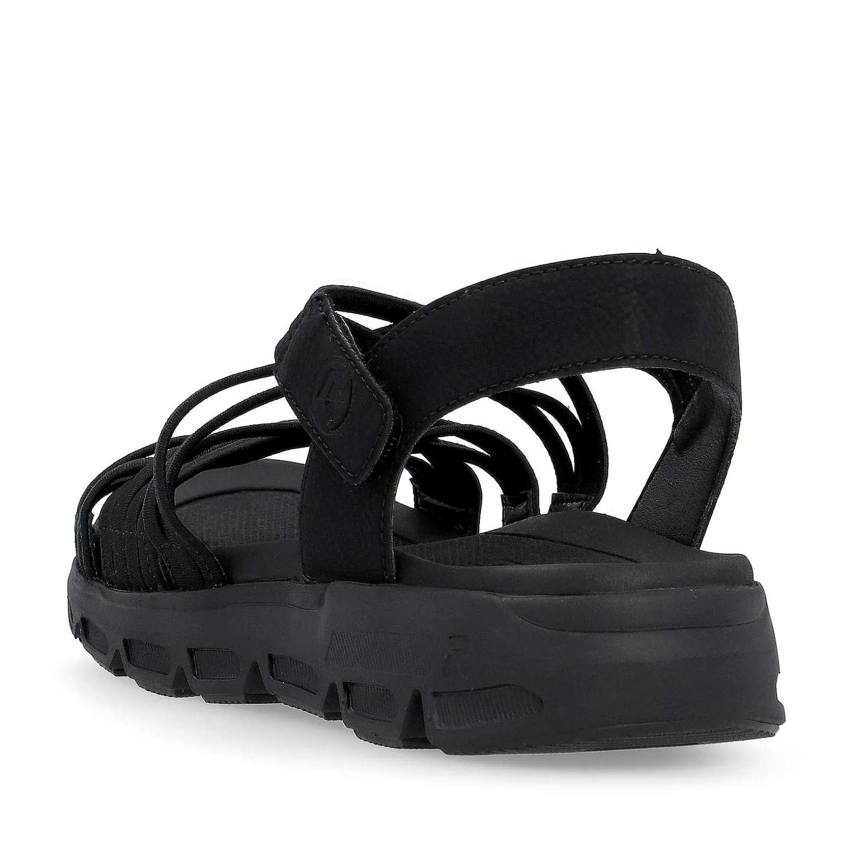 Rieker Women'S Trekking Sandals Midnight Black