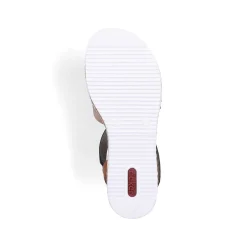 Rieker Women'S Wedge Sandals Navy Blue