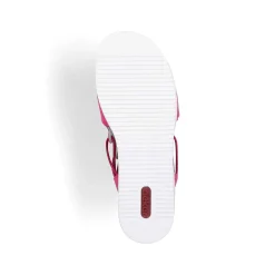 Rieker Women'S Wedge Sandals, Blood Pink