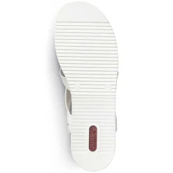 Rieker Women'S Wedge Sandals Pearl White