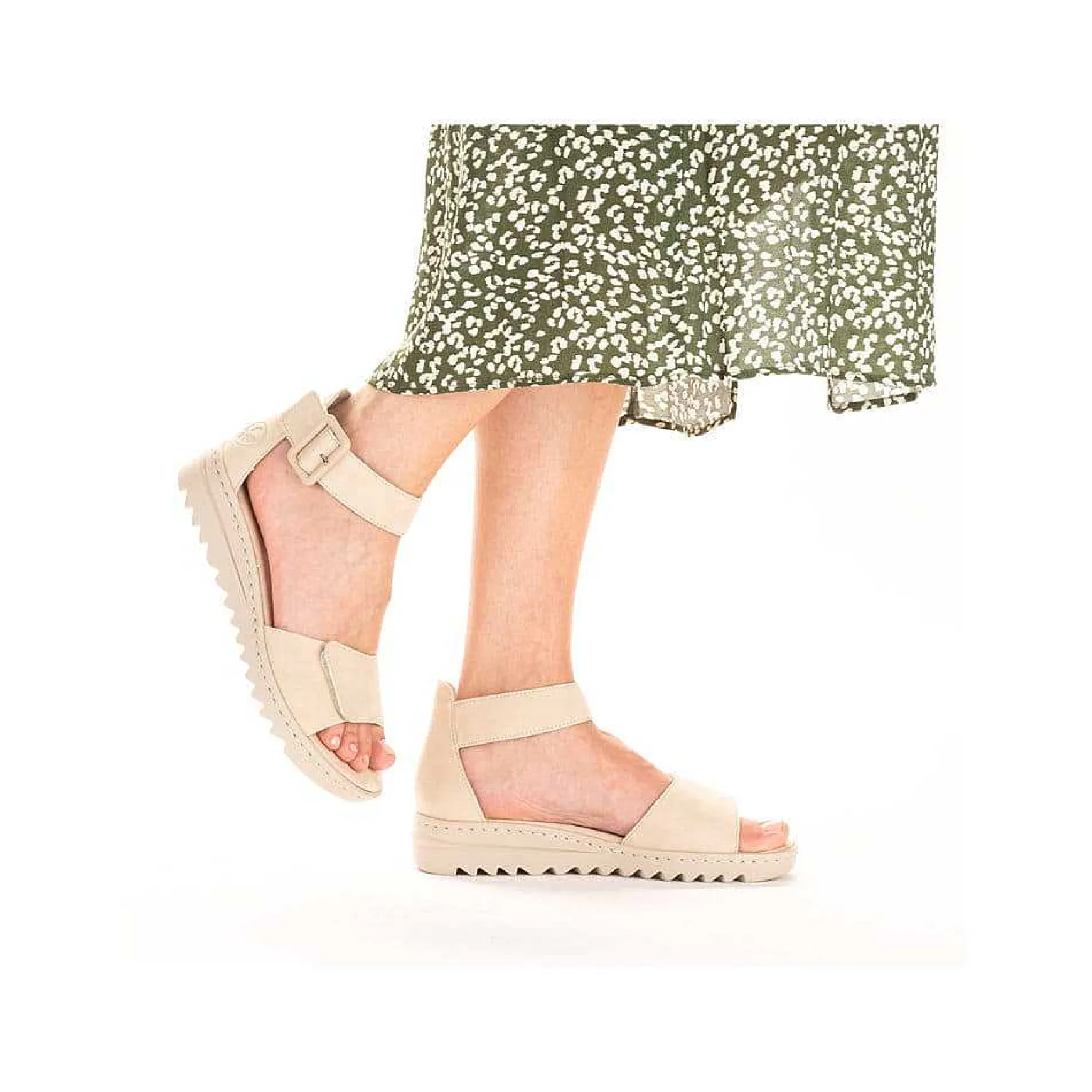 Rieker Women'S Wedge Sandals Light Beige