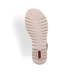 Rieker Women'S Wedge Sandals Light Beige