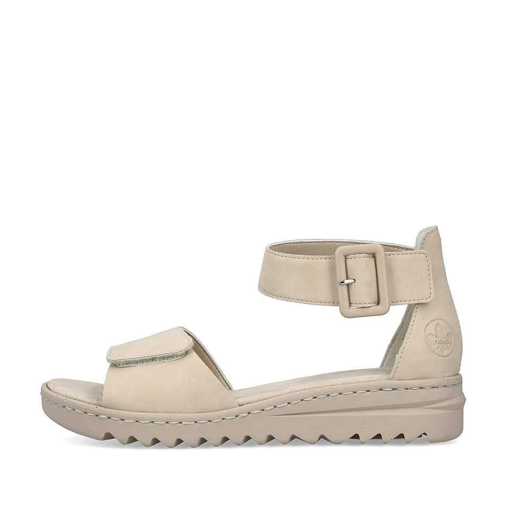 Rieker Women'S Wedge Sandals Light Beige