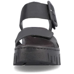 Rieker Women'S Wedge Sandals Jet Black