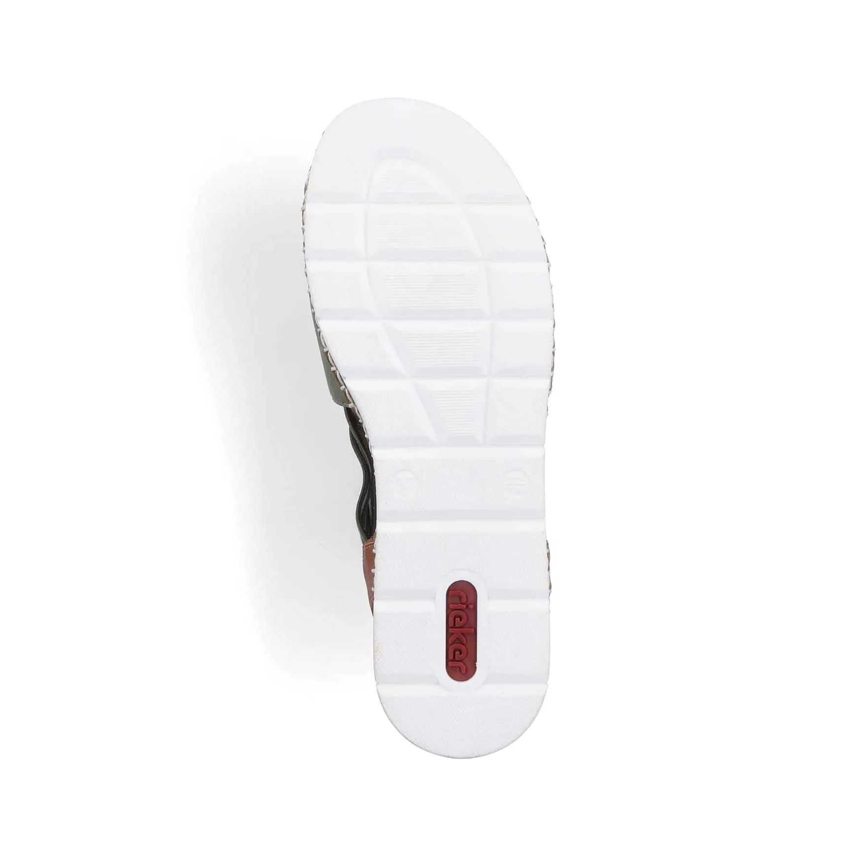 Rieker Women'S Wedge Sandals Khaki Green