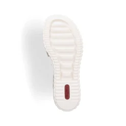 Rieker Women'S Wedge Sandals Multi-Bronze Metallic