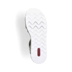 Rieker Women'S Wedge Sandals Green Gray