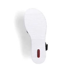 Rieker Women'S Wedge Sandals Navy Blue