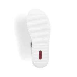 Rieker Women'S Wedge Sandals Snow White