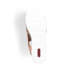 Rieker Women'S Wedge Sandals In Multi-Salmon Colors