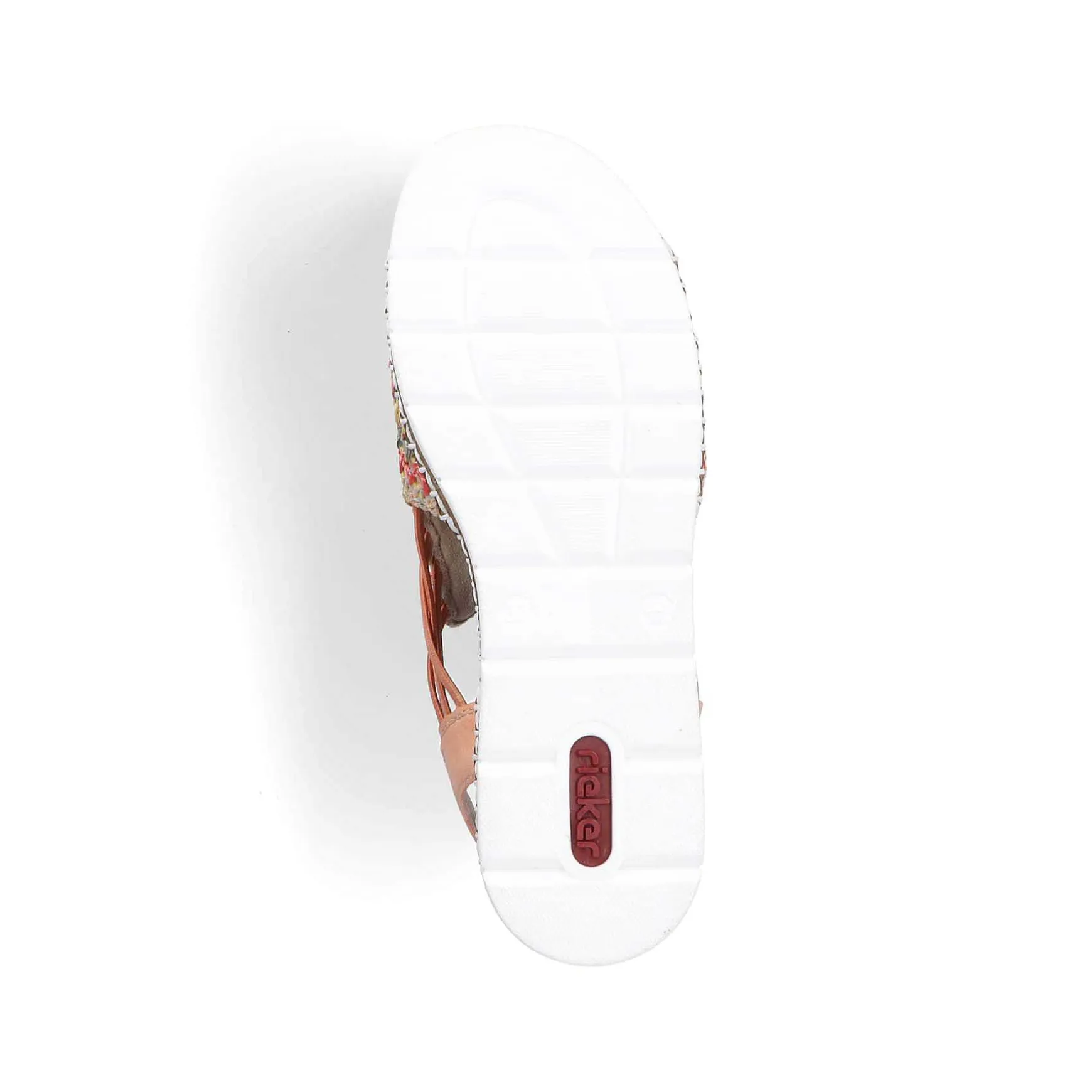 Rieker Women'S Wedge Sandals In Multi-Salmon Colors