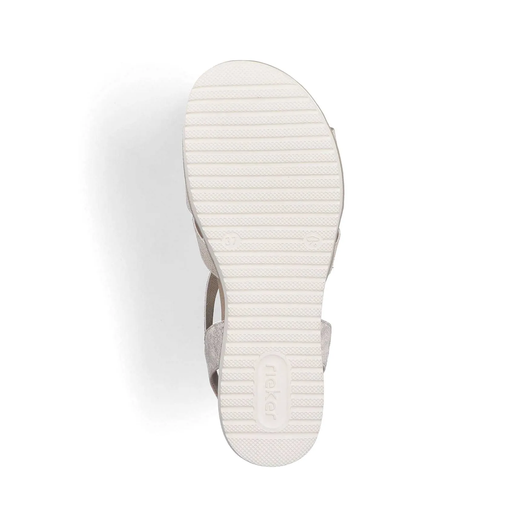 Rieker Women'S Wedge Sandals Light Beige