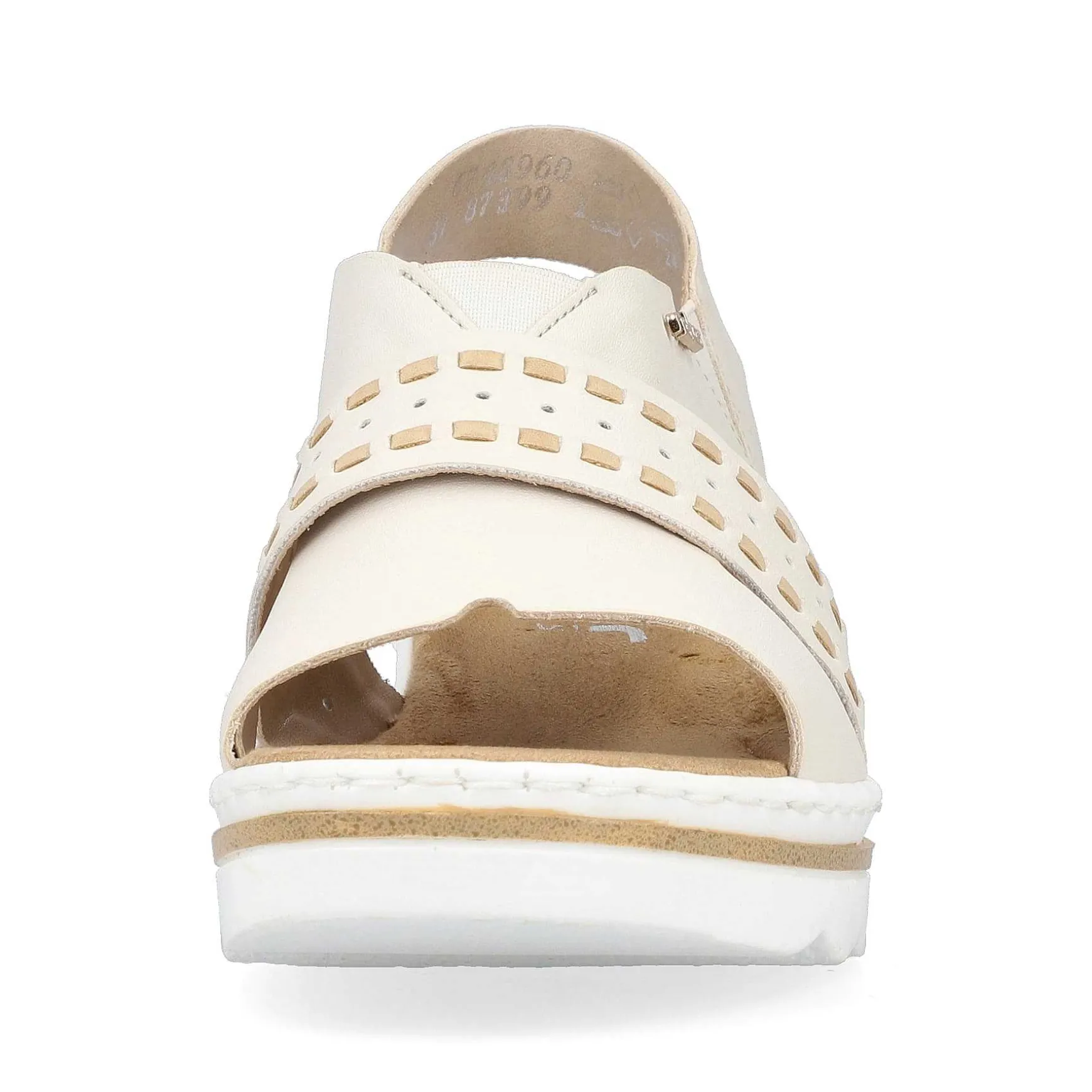 Rieker Women'S Wedge Sandals Light Beige